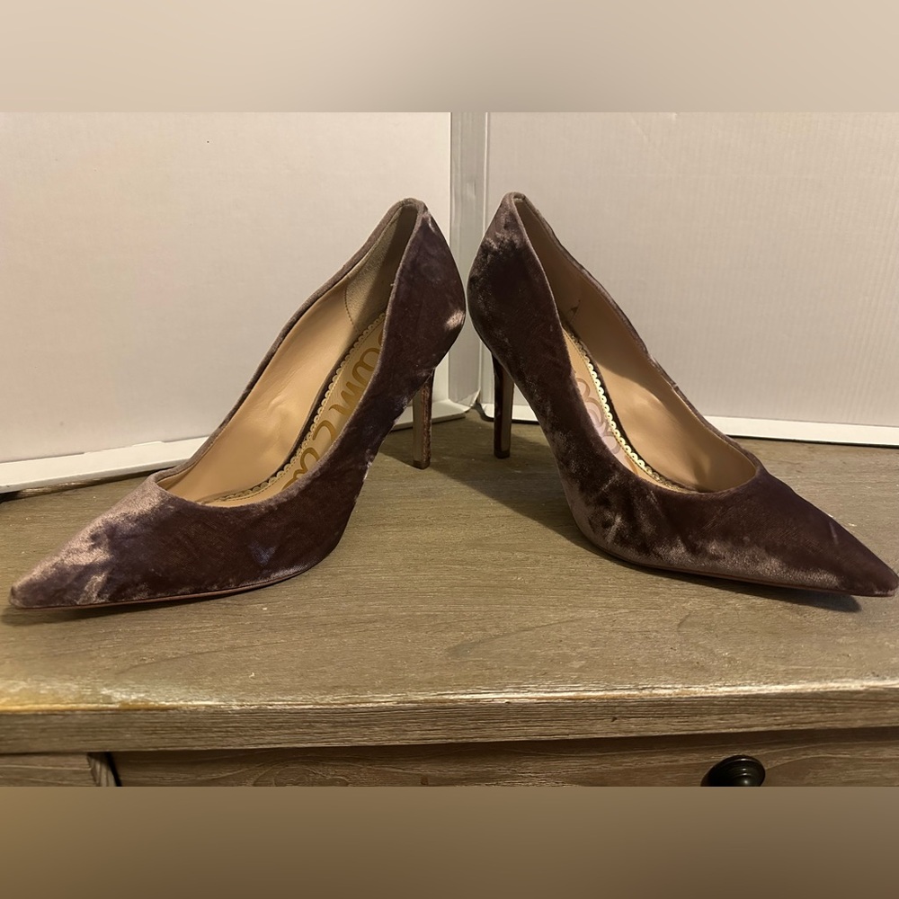 Sam Edelman - Hazel lavender velvet pumps - 10W